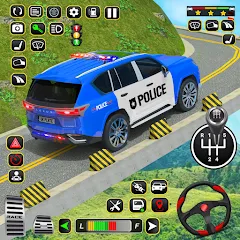 Взломанная Police Car Driving School Game (Полицейская школа вождения автомобилей)  [МОД Unlocked] - стабильная версия apk на Андроид