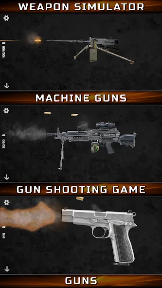 Gun Simulator : Tough Guns  [МОД Все открыто] Screenshot 3