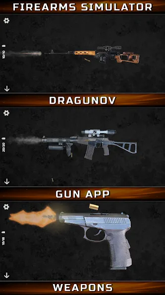 Gun Simulator : Tough Guns  [МОД Все открыто] Screenshot 4