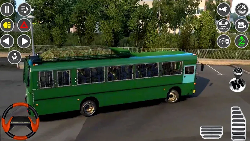 US Military Coach Simulator 3D  [МОД Unlimited Money] Screenshot 4