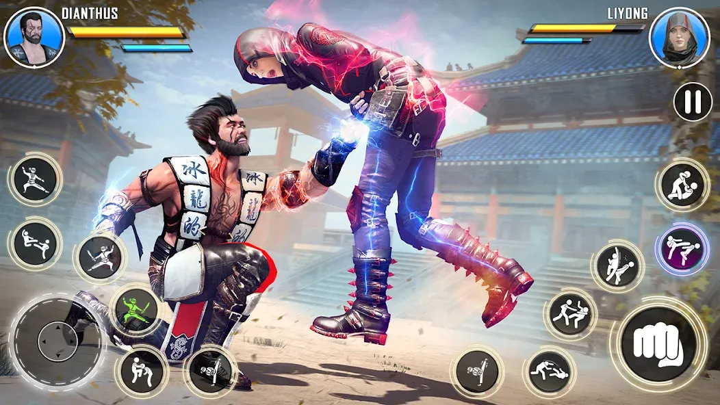 Kung Fu karate: Fighting Games  [МОД Unlocked] Screenshot 5