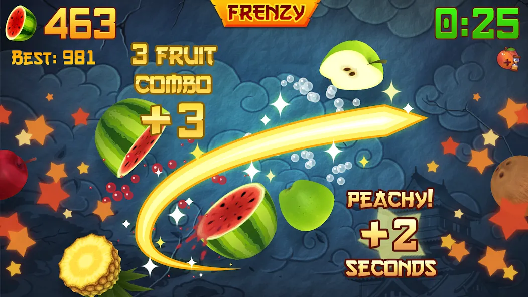 Fruit Ninja® (Фрут Ниндзя)  [МОД Много монет] Screenshot 2