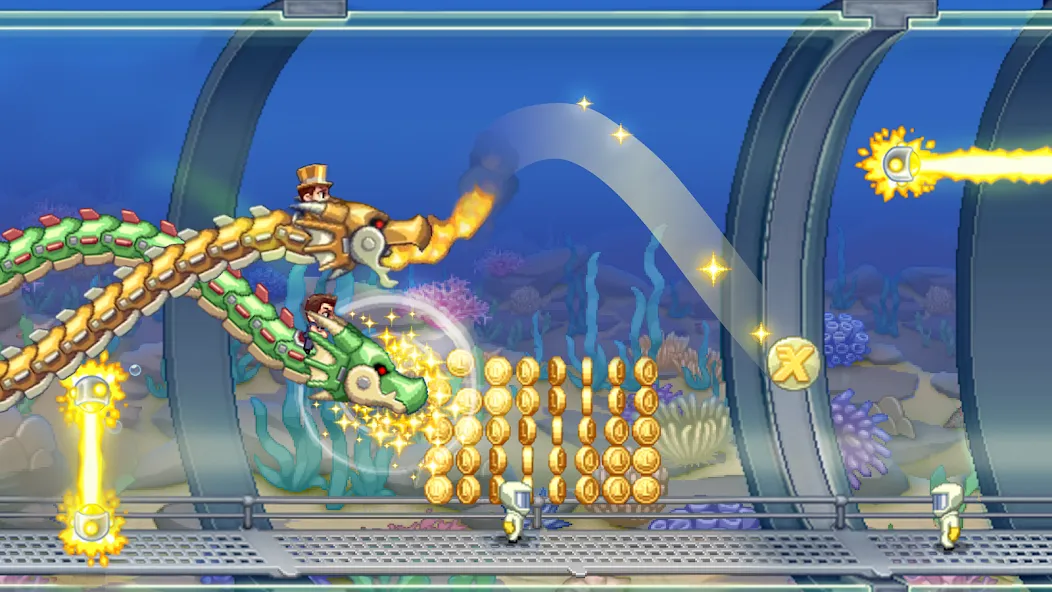 Jetpack Joyride (Джетпак Джойрайд)  [МОД Много монет] Screenshot 1