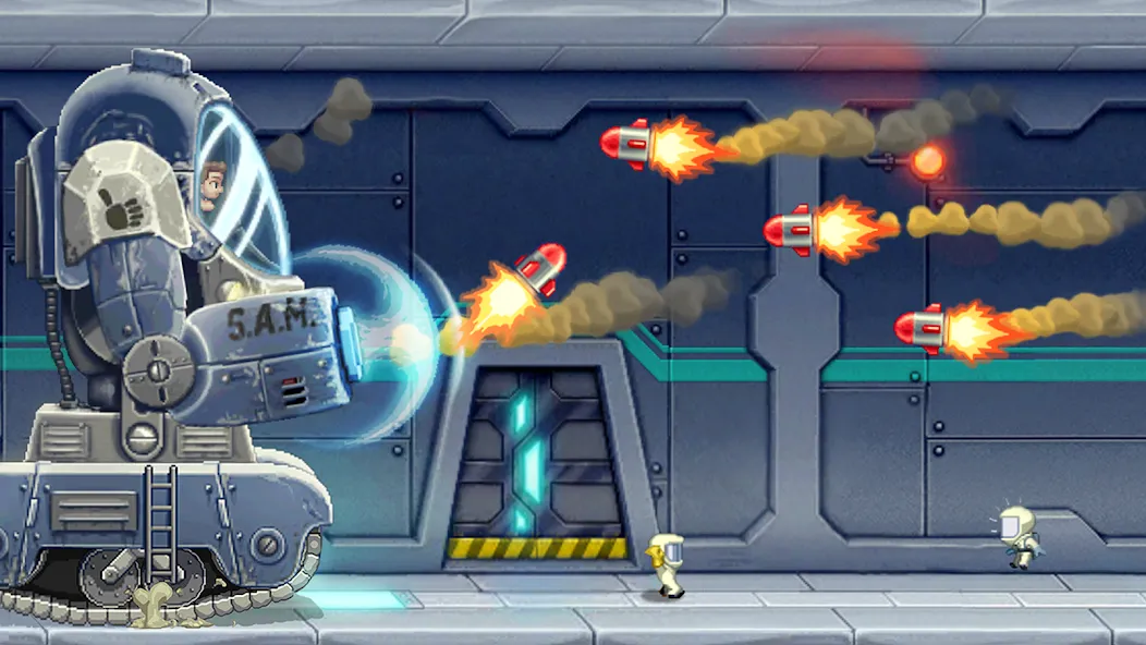 Jetpack Joyride (Джетпак Джойрайд)  [МОД Много монет] Screenshot 4