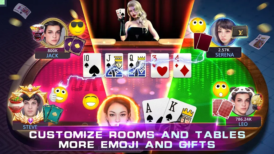 Poker Master Texas Holdem 2024 (Покер Мастер)  [МОД Menu] Screenshot 5