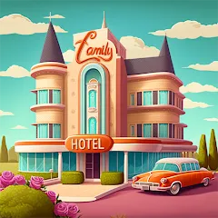 Взлом Merge Hotel: Family Story Game (Мердж Отель)  [МОД Unlimited Money] - полная версия apk на Андроид