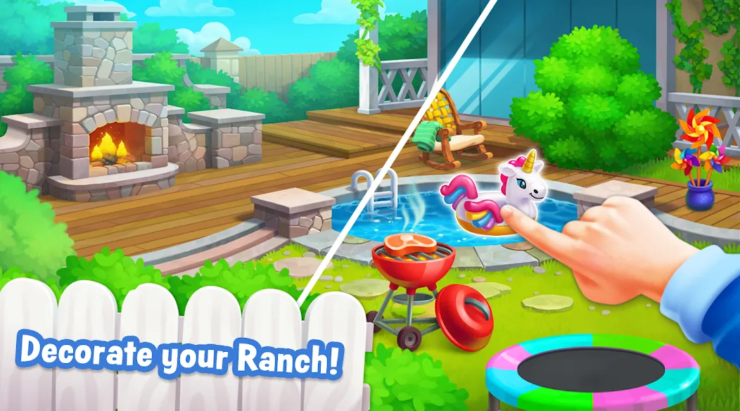 Ranch Adventures: Amazing Matc  [МОД Бесконечные монеты] Screenshot 1