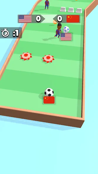 Soccer Dash (окер Даш)  [МОД Бесконечные монеты] Screenshot 2