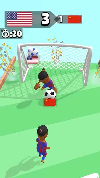 Soccer Dash (окер Даш)  [МОД Бесконечные монеты] Screenshot 3