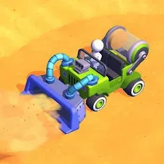 Скачать взлом Sand Miner: Idle Mining Game (Сэнд Майнер)  [МОД Много монет] - последняя версия apk на Андроид