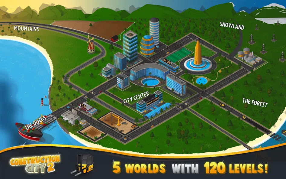 Construction City 2 (Конструкцион Сити 2)  [МОД Unlocked] Screenshot 3