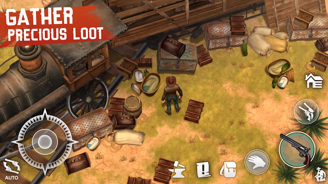 Westland Survival: Cowboy Game (Вестланд Сурвайвал)  [МОД Много денег] Screenshot 4