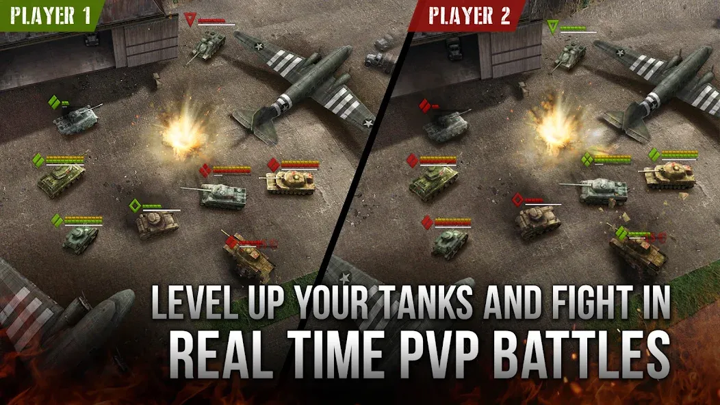 Armor Age: WW2 tank strategy (Армор Эйдж)  [МОД Mega Pack] Screenshot 3