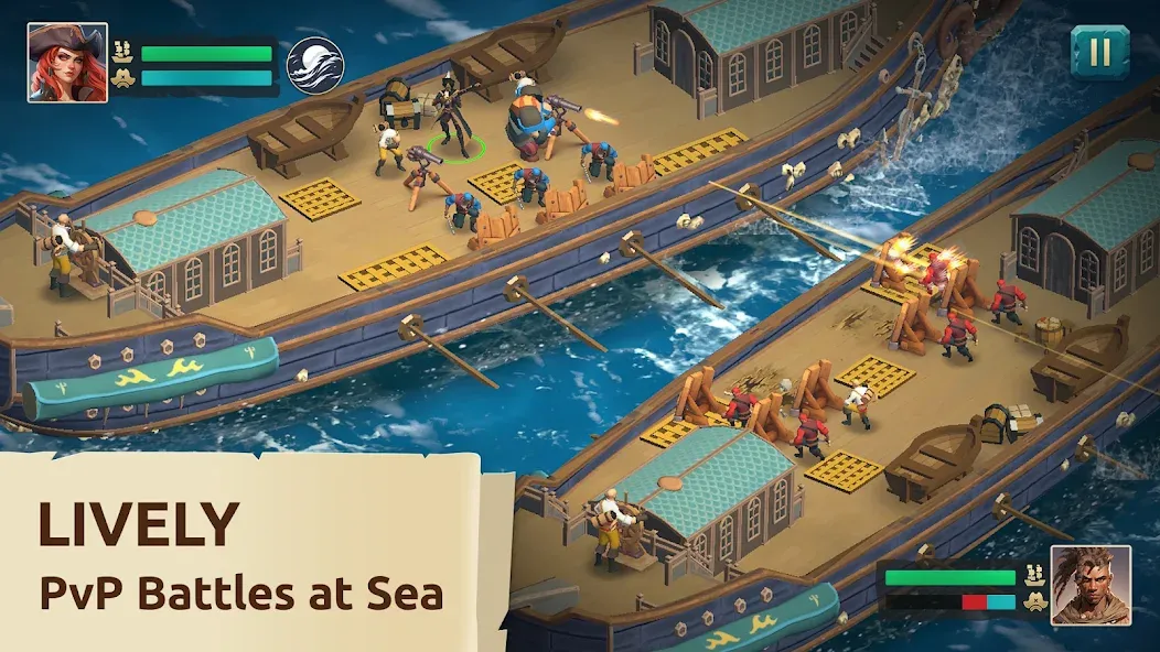 Pirate Ships・Build and Fight  [МОД Меню] Screenshot 1