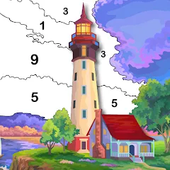 Скачать взломанную Hey Color Paint by Number Art  [МОД Mega Pack] - последняя версия apk на Андроид