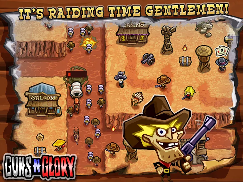 Guns'n'Glory  [МОД Бесконечные монеты] Screenshot 1