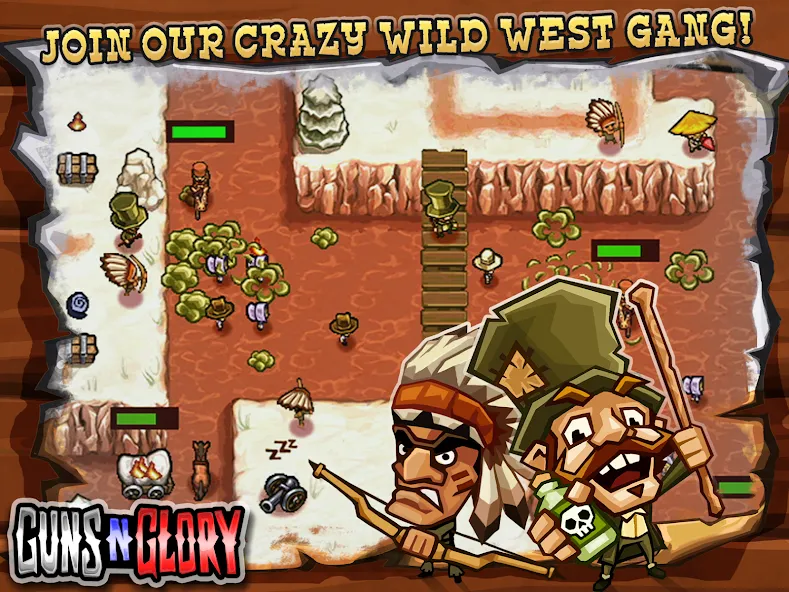Guns'n'Glory  [МОД Бесконечные монеты] Screenshot 2