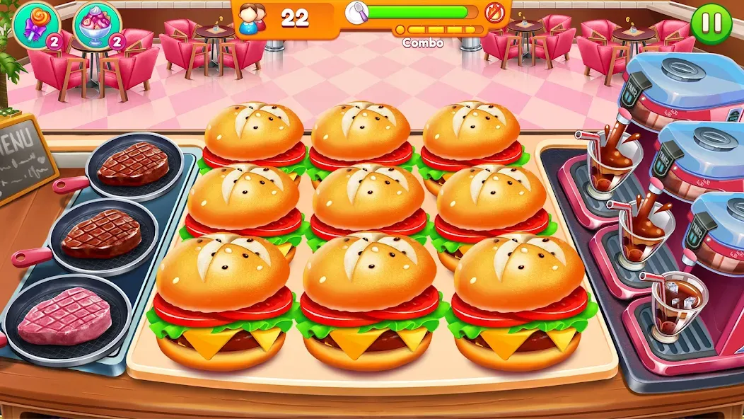 Cooking Restaurant Food Games  [МОД Mega Pack] Screenshot 5