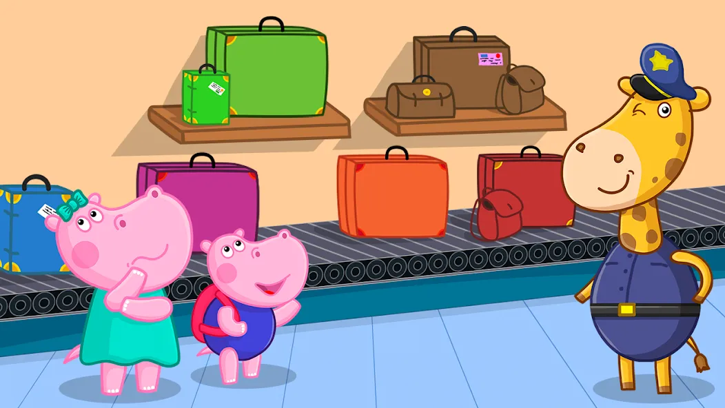 Hippo: Airport Profession Game  [МОД Unlimited Money] Screenshot 2