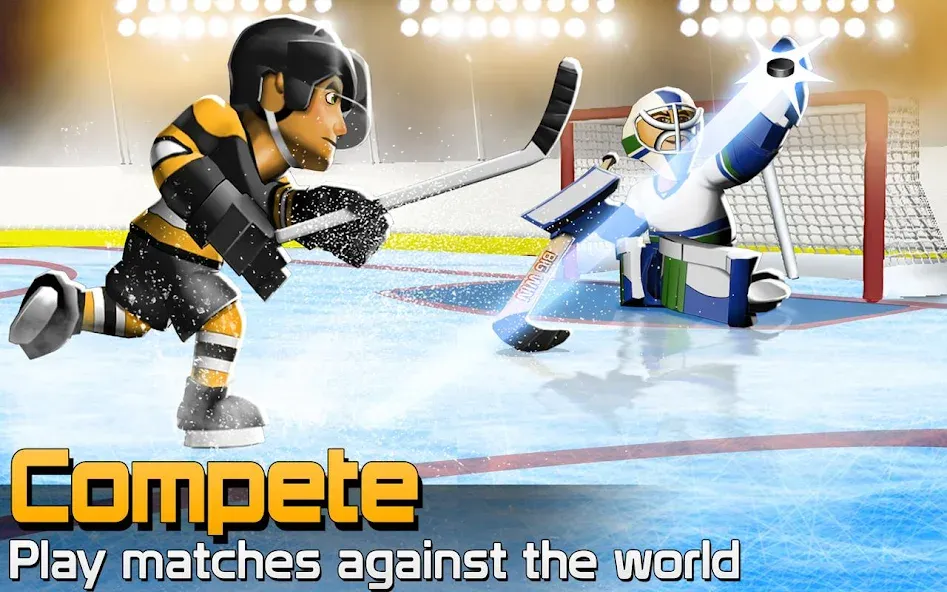 BIG WIN Hockey (БИГ ВИН Хоккей)  [МОД Бесконечные монеты] Screenshot 4