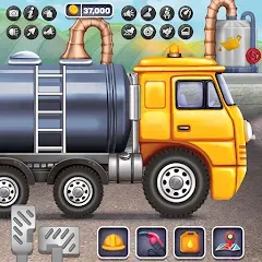 Скачать взломанную Oil Tanker Truck Games  [МОД Много монет] - полная версия apk на Андроид