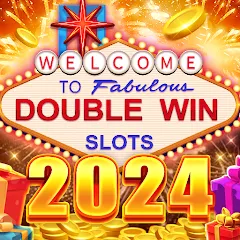 Взломанная Double Win Slots- Vegas Casino (Дабл Вин Слотс)  [МОД Unlimited Money] - стабильная версия apk на Андроид