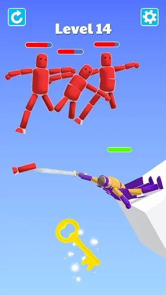 Ragdoll ninja: Imposter hero (Рагдолл Ниндзя)  [МОД Unlocked] Screenshot 3