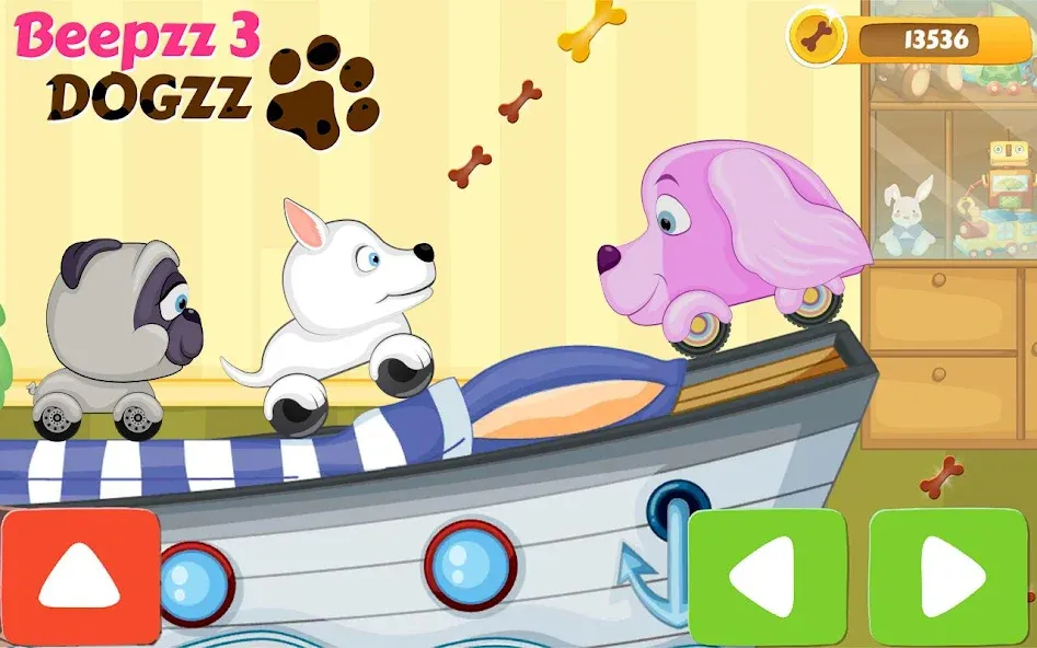 Racing games for kids - Dogs  [МОД Menu] Screenshot 1