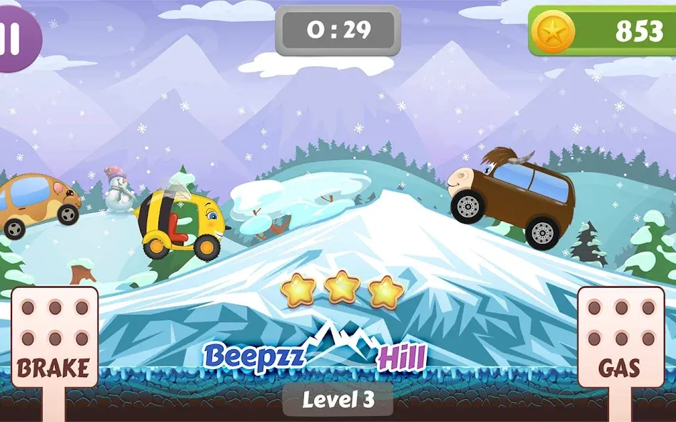 Car Racing game for toddlers  [МОД Много денег] Screenshot 5