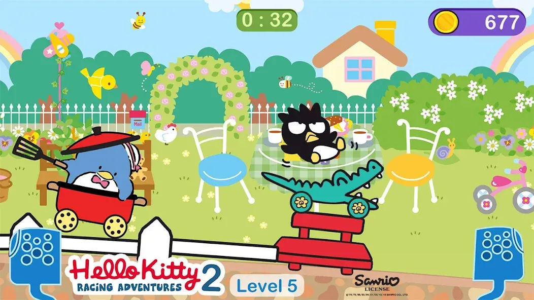 Hello Kitty games - car game  [МОД Бесконечные деньги] Screenshot 5