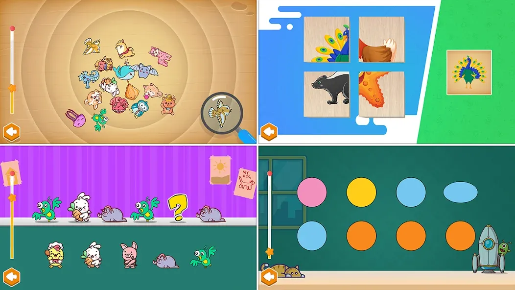 690 Puzzles for preschool kids  [МОД Много монет] Screenshot 5