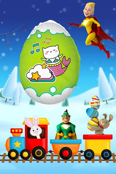 Surprise Eggs - Toddler games  [МОД Много денег] Screenshot 4