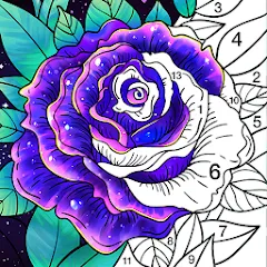 Скачать взломанную Coloring Book: Color by Number (Колоринг Бук)  [МОД Unlocked] - последняя версия apk на Андроид