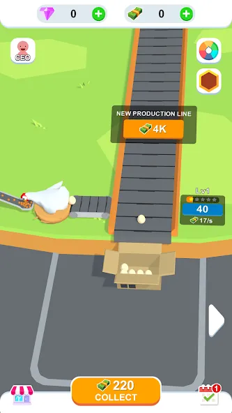 Idle Egg Factory  [МОД Все открыто] Screenshot 4