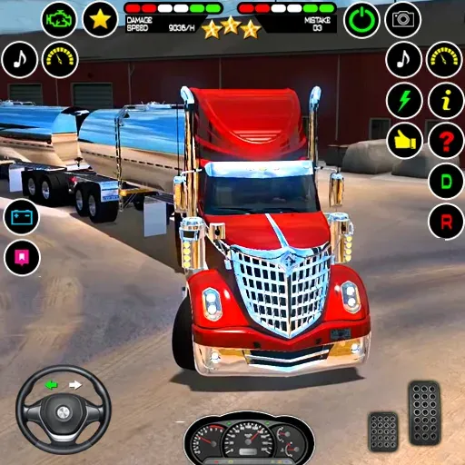 US Truck Driving Cargo Game 3D (Американский грузовик водителя)  [МОД Много денег] Screenshot 1