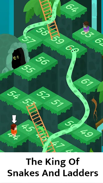 Snakes and Ladders Board Games  [МОД Бесконечные деньги] Screenshot 1