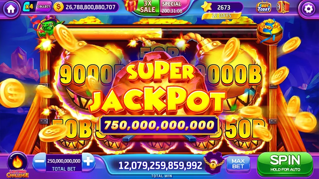 Lava Slots - Casino Games (Лава Слотс)  [МОД Меню] Screenshot 4