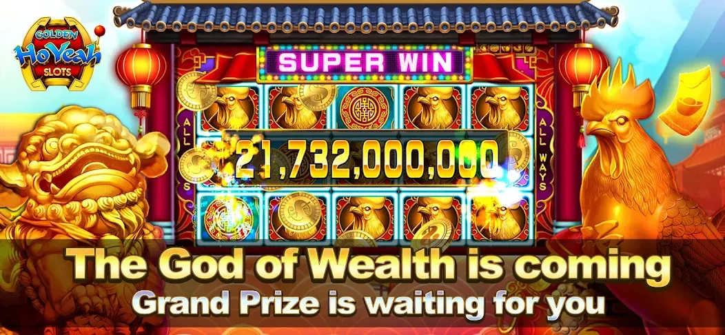 Golden HoYeah- Casino Slots (Голден ХоЯй)  [МОД Бесконечные монеты] Screenshot 1