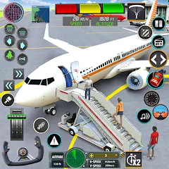 Взлом Pilot Flight Simulator Games  [МОД Много денег] - полная версия apk на Андроид