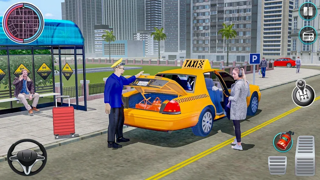 City Taxi Driving: Taxi Games  [МОД Menu] Screenshot 3