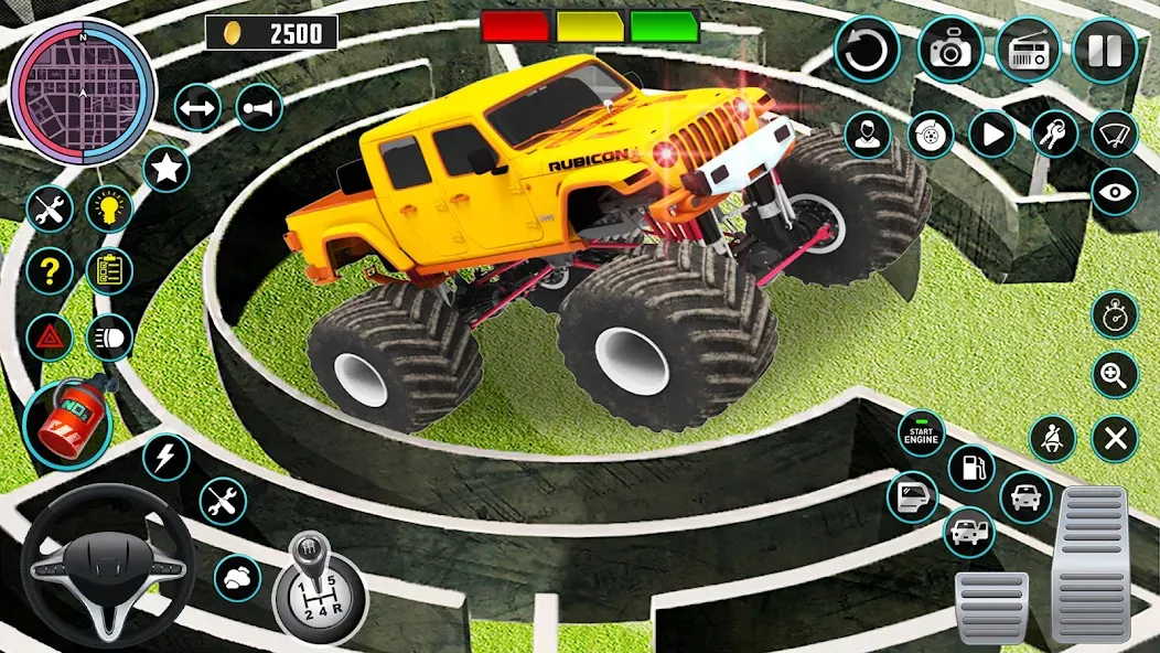 Monster Truck Maze Puzzle Game  [МОД Unlocked] Screenshot 2