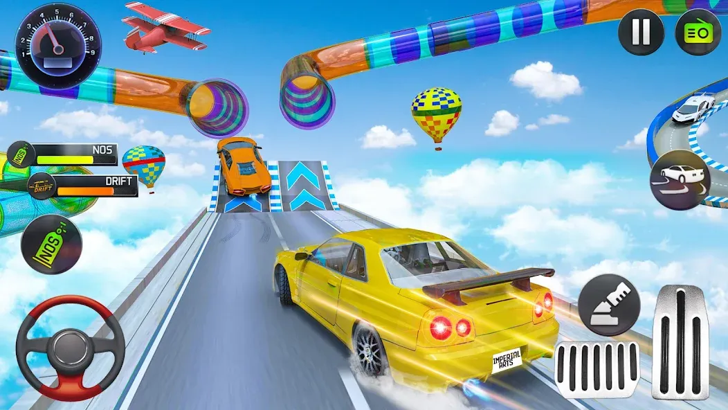 Mega Ramp Car Stunts Race Game  [МОД Menu] Screenshot 2