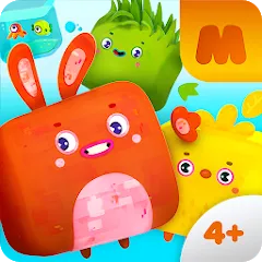 Взлом Cutie Cubies  [МОД Бесконечные монеты] - полная версия apk на Андроид