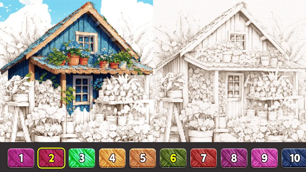 Cross Stitch: Color by Number  [МОД Unlimited Money] Screenshot 3