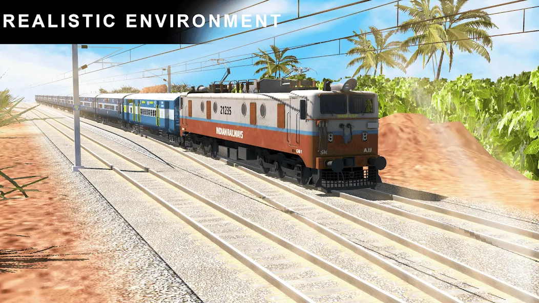 Indian Railway Train Simulator (Индийский Железнодорожный Поезд Симулятор)  [МОД Unlimited Money] Screenshot 5