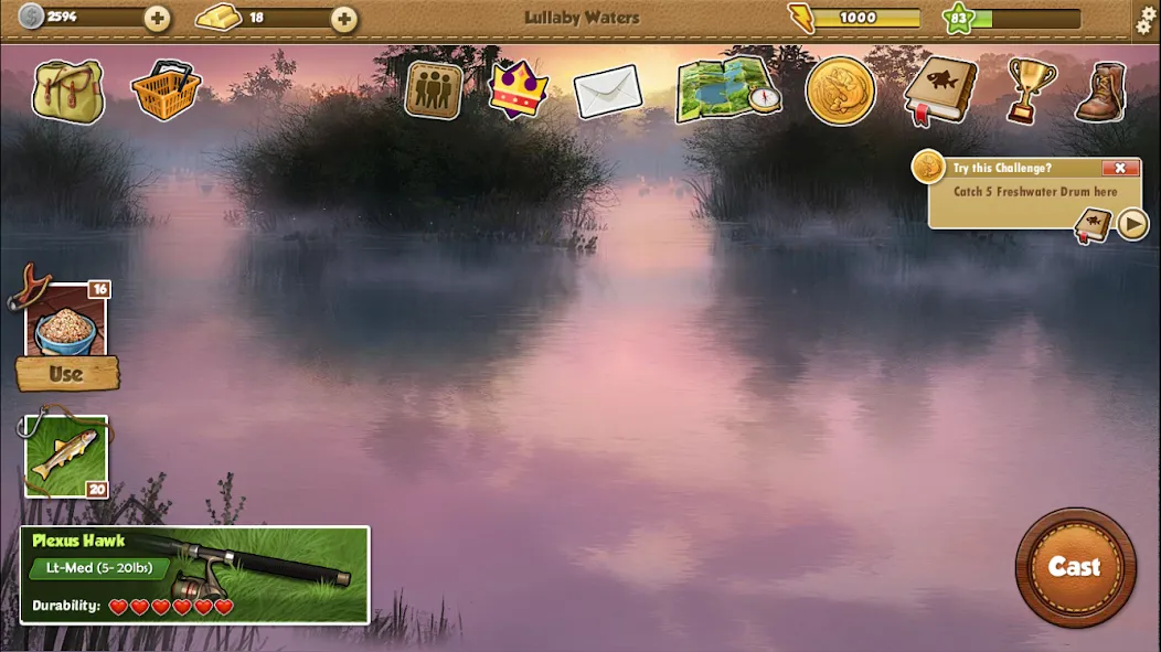 Fishing World (Фишинг Ворлд)  [МОД Бесконечные монеты] Screenshot 3