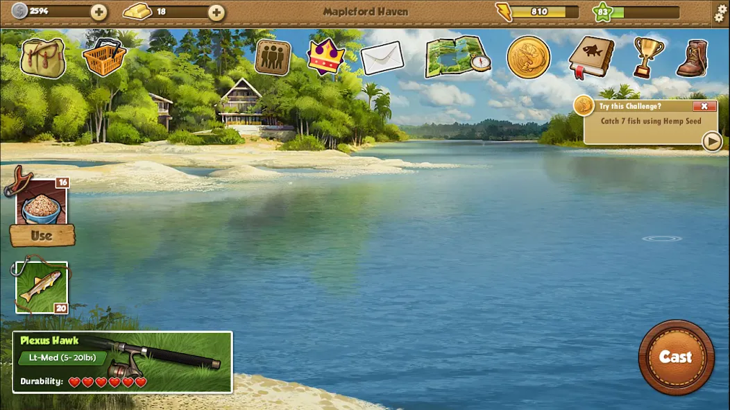 Fishing World (Фишинг Ворлд)  [МОД Бесконечные монеты] Screenshot 5