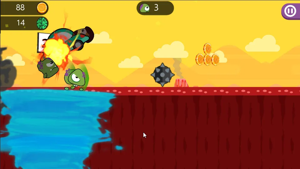 Monster Run: Jump Or Die  [МОД Бесконечные монеты] Screenshot 4