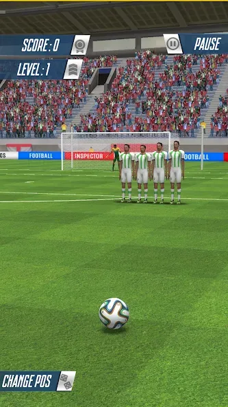 Strike Football Game FreeKick  [МОД Unlimited Money] Screenshot 3