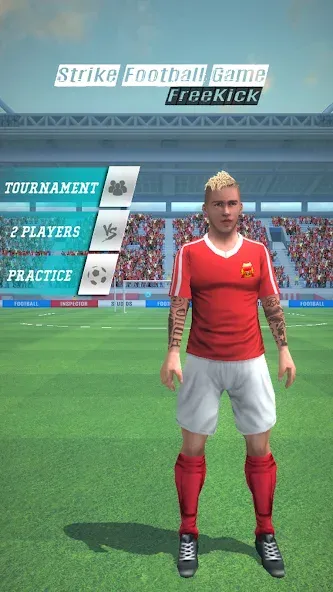 Strike Football Game FreeKick  [МОД Unlimited Money] Screenshot 4